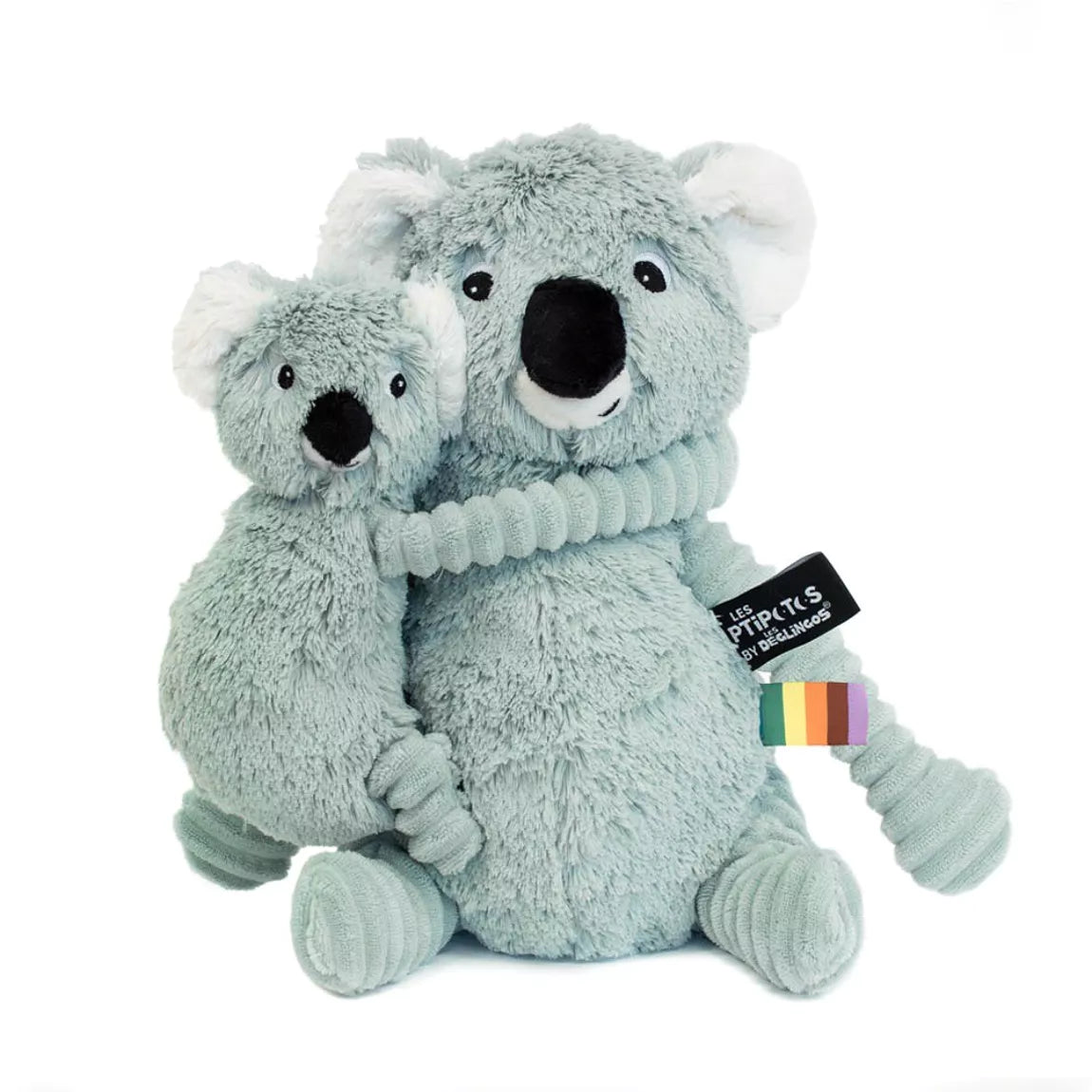 Koala Kuscheltier Mama mit Baby in Minze