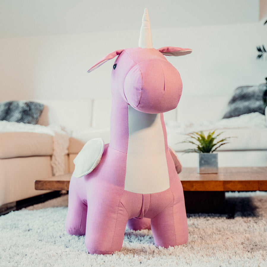 Children's stool - unicorn "Pinky" 