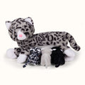 Mamanimals Kuscheltier Katze Mama mit Babys Plüschfamilie