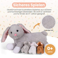 Mamanimals Kuscheltier Hase ab 0 Jahren