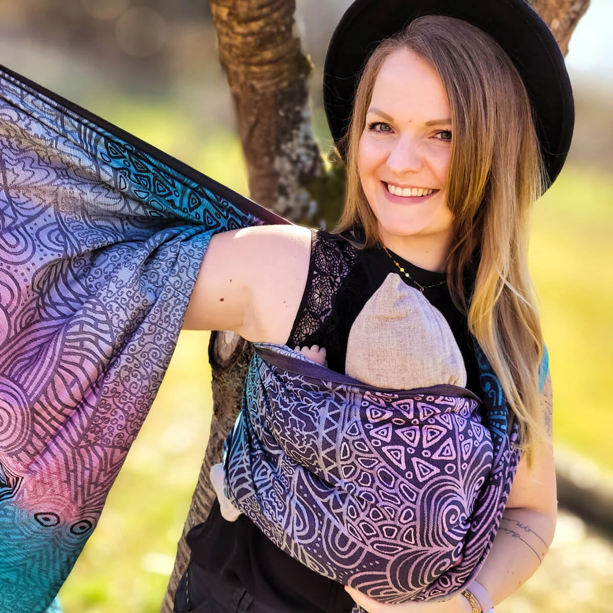 Hoppediz - Tragetuch, Jacquard-Webart