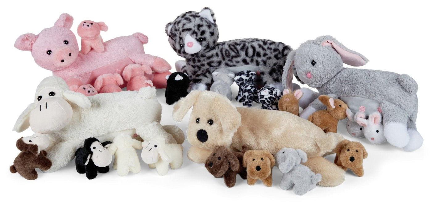 Kuscheltier Katzenbabys, 4 Stück