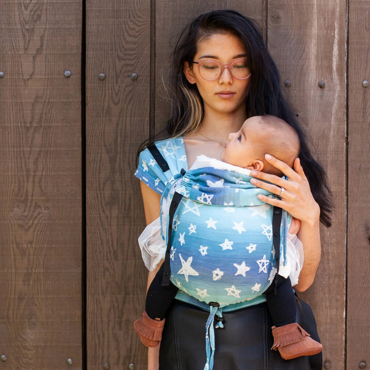 Babytrage Primeo Singapur blue von Hoppediz