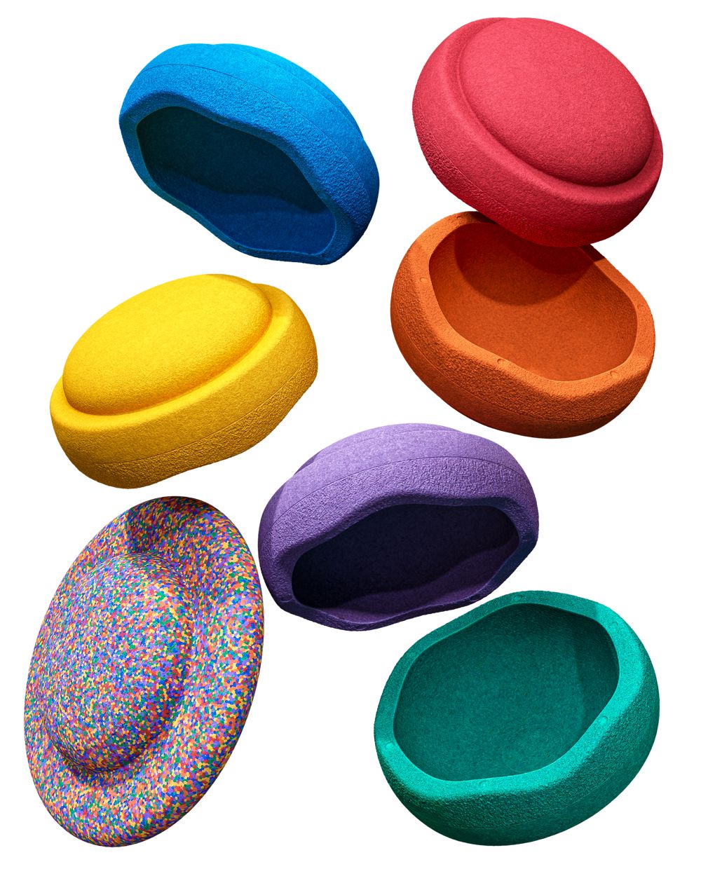 Stapelstein Original Rainbow Classic 6+1 Bundle