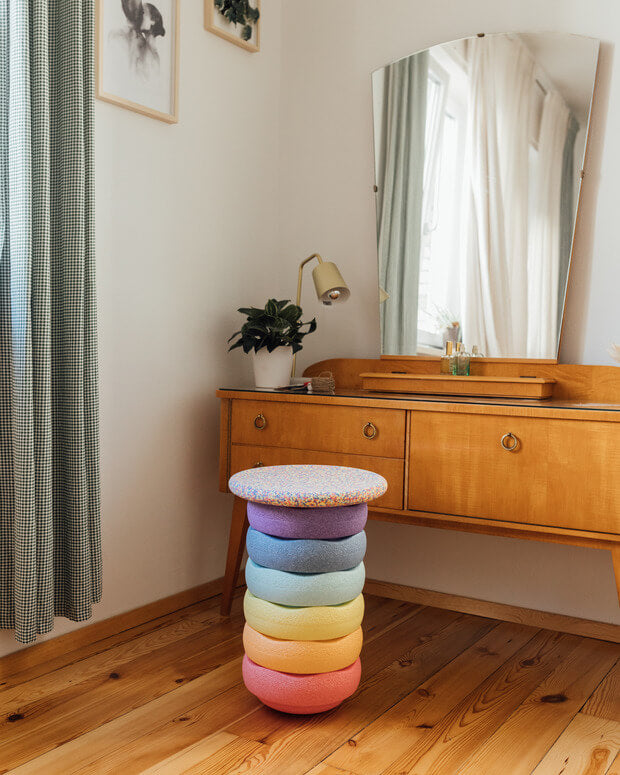 Stapelstein Original Rainbow Pastel 6+1 Bundle